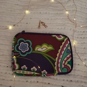 Vera Bradley tech sleeve in Heather